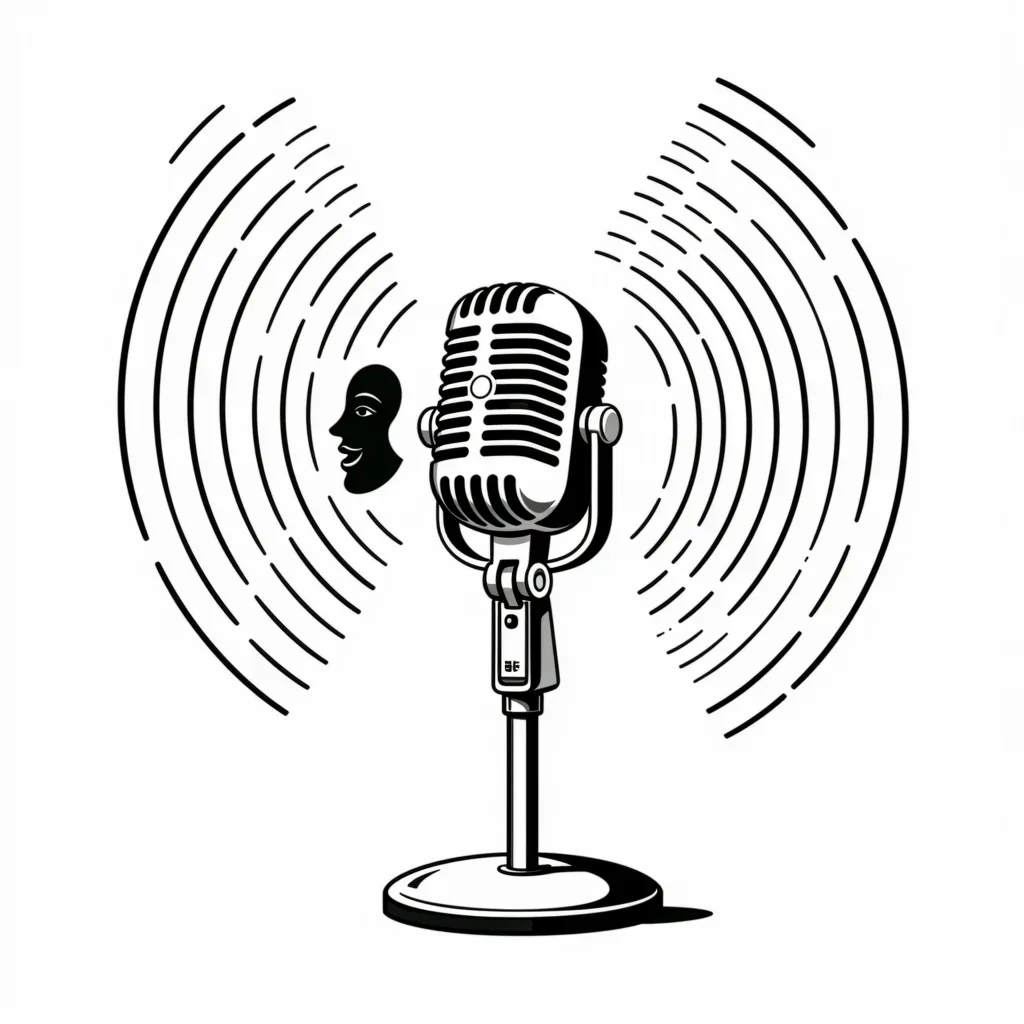 Illustration of a microphone and the shadowing loop